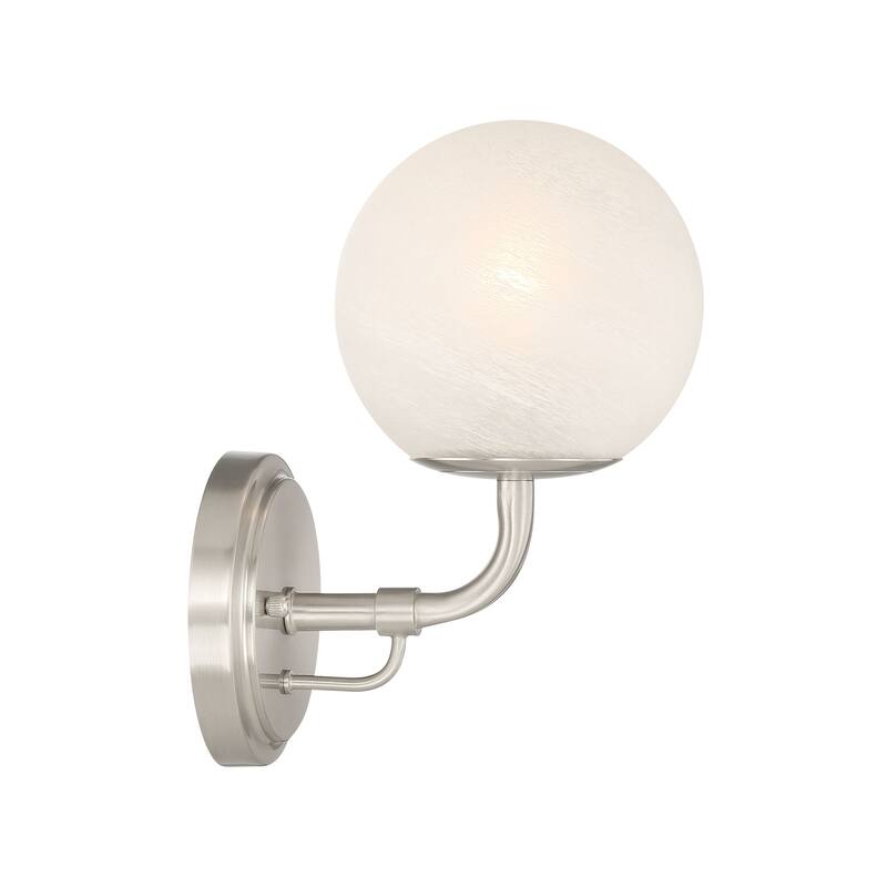 Minka Lavery 3791 Whitehall 11" Tall Bathroom Sconce with Etched Glass