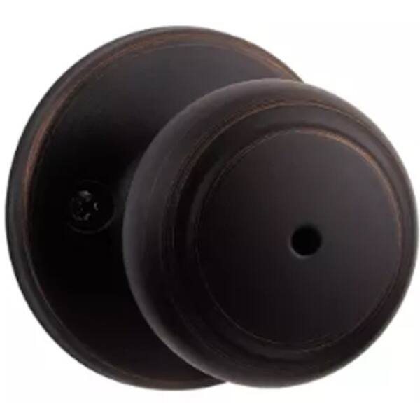 slide 2 of 19, Kwikset Cove Privacy Door Knob Set