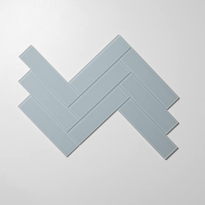 2 in. x 8 in. Glass Subway Wall Tile