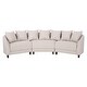 preview thumbnail 11 of 14, Covecrest Fabric Sofa by Christopher Knight Home