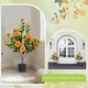 preview thumbnail 5 of 9, Artificial Tree 2 Pack, 36"Faux Camellia Plant in Pot, Greenery Potted Plant for Indoor Outdoor Office Home Porch Decor