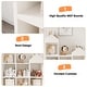preview thumbnail 5 of 5, Toy Storage Organizer 7-Cubby Kids Bookshelf White Bookcase