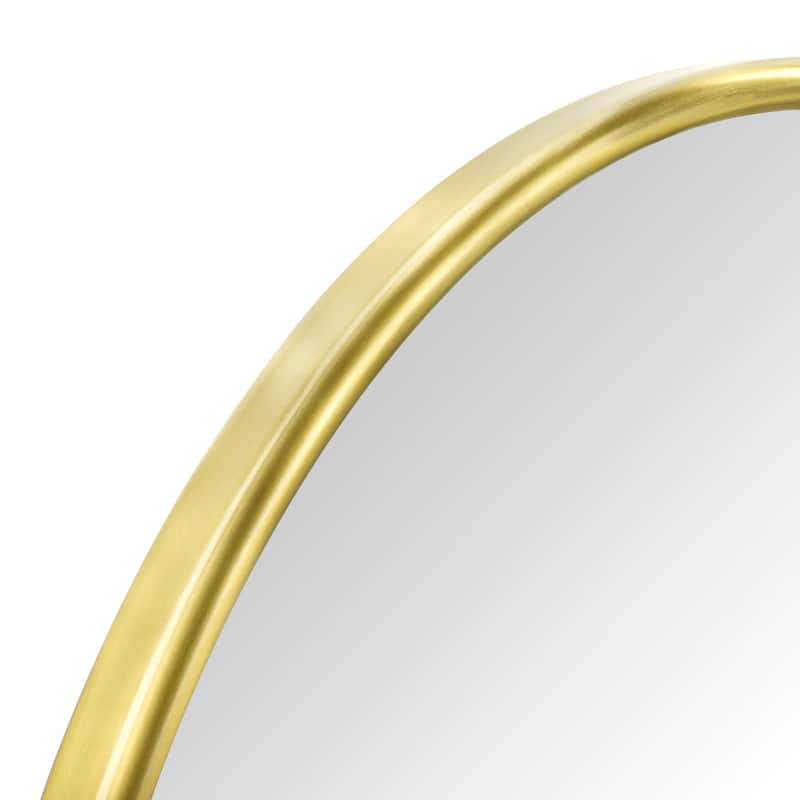 Luecinda Oval Metal Wall Mirror