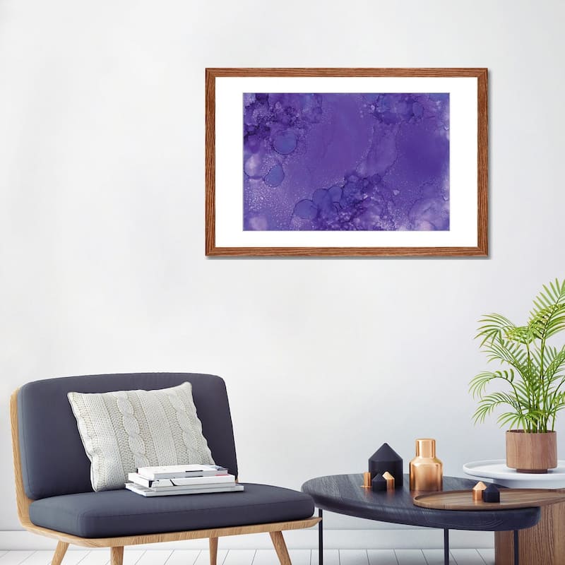 iCanvas "Purples Bubbles" by Melissa Renee