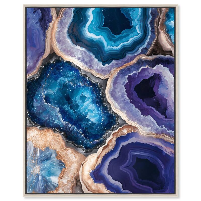 Beryl Brood I Canvas by Art Remedy - 24" x 30" - Silver