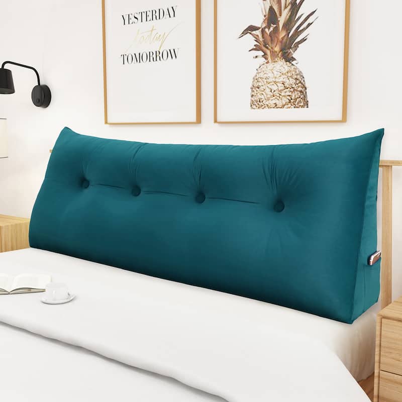 WOWMAX Bed Wedge Bolster Sit Up Reading Pillow Backrest