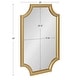 preview thumbnail 98 of 134, Kate and Laurel Hogan Scalloped Wood Framed Mirror