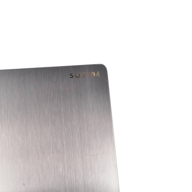 Heavy Duty Multi-Purpose Stainless Steel Cutting Board with Non-Slip L-Edge for Vegetables and Dough