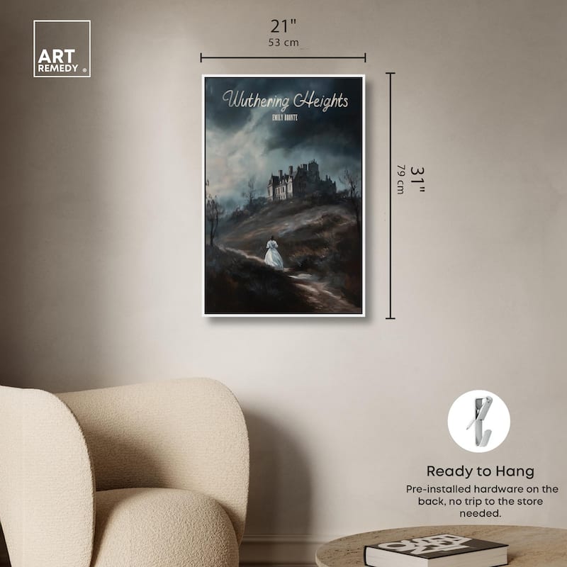 Wuthering Heights Cover Canvas by Art Remedy