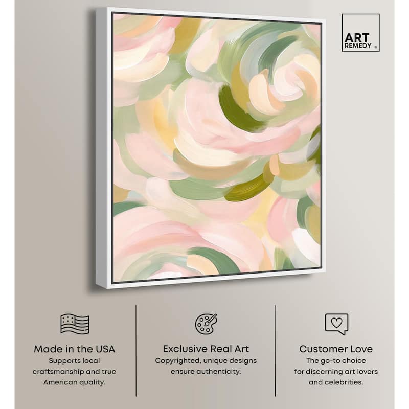 Brushstroke I Canvas by Art Remedy