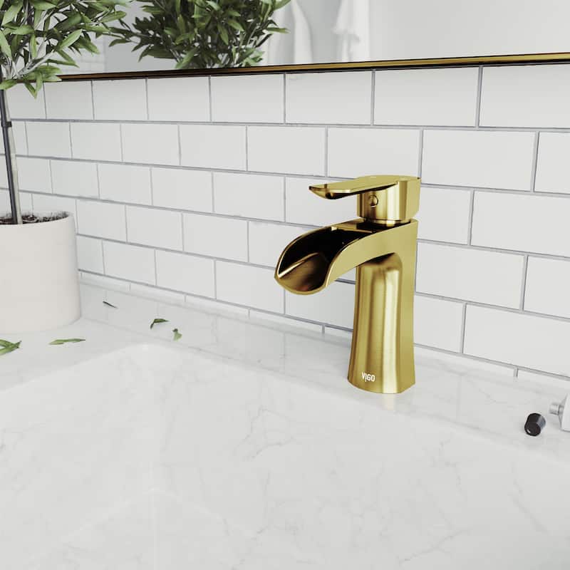 VIGO Paloma 7" H Single Handle Single Hole Bathroom Faucet