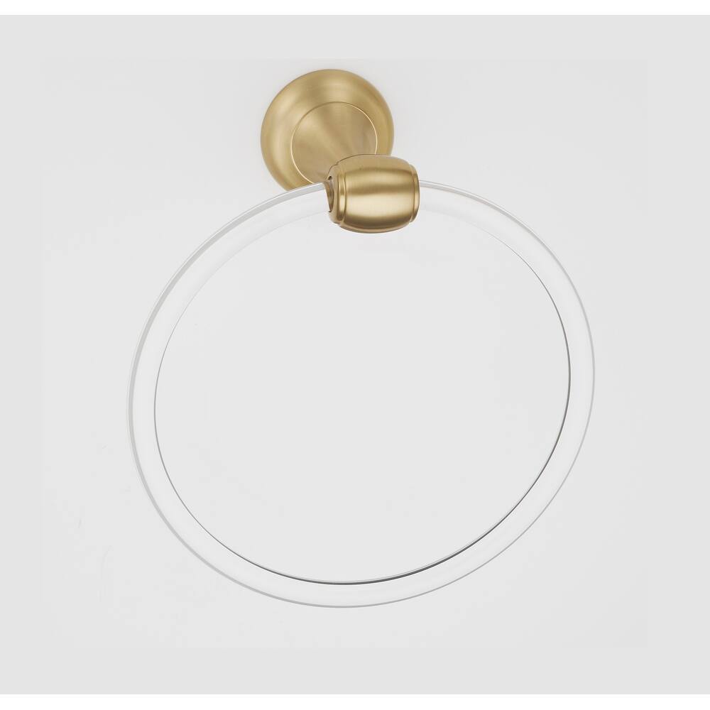 Alno Royale Acrylic 6 Inch Diameter Towel Ring