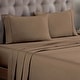 preview thumbnail 73 of 87, Superior Egyptian Cotton 300 Thread Count Solid Deep Pocket Sheet Set California King - Taupe