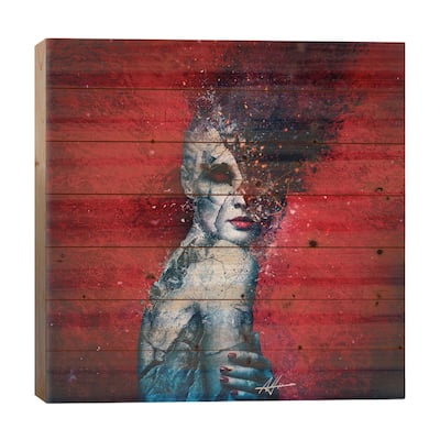 Indifference Print On Wood by Mario Sanchez Nevado - Multi-Color