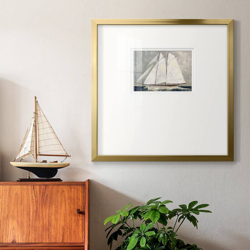 Setting SailPremium Framed Print