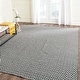 preview thumbnail 80 of 82, SAFAVIEH Handmade Flatweave Montauk Everly Casual Cotton Rug 8' x 10' - Ivory/Black