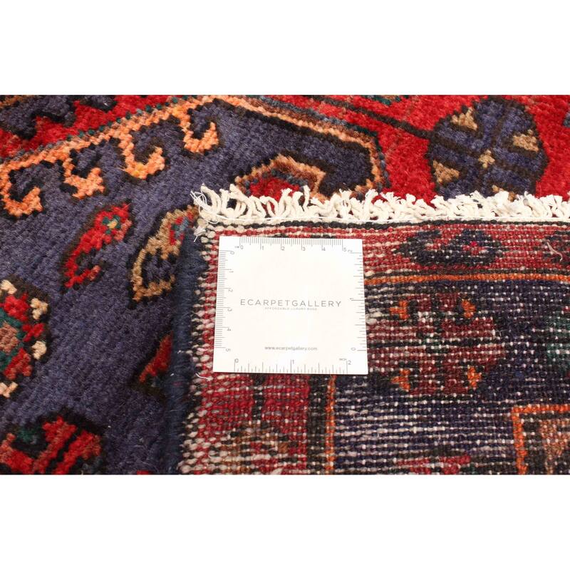 ECARPETGALLERY Hand-knotted Andelz Dark Blue Wool Rug - 4'4 x 7'9
