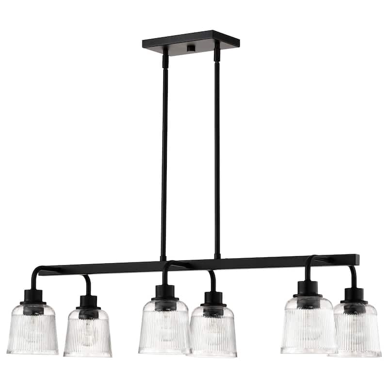 Nuvo Lighting 60/8610 Grayson 6 Light 34" Wide Linear Pendant
