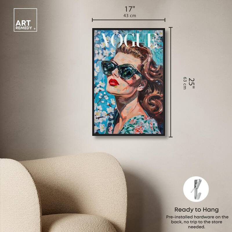 Autumn Blossom Icon Canvas by Art Remedy
