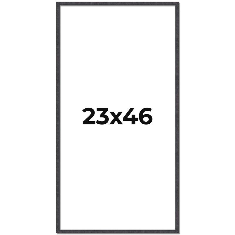 23x46 Frame Brown Solid Wood Picture Frame - Complete Modern Photo