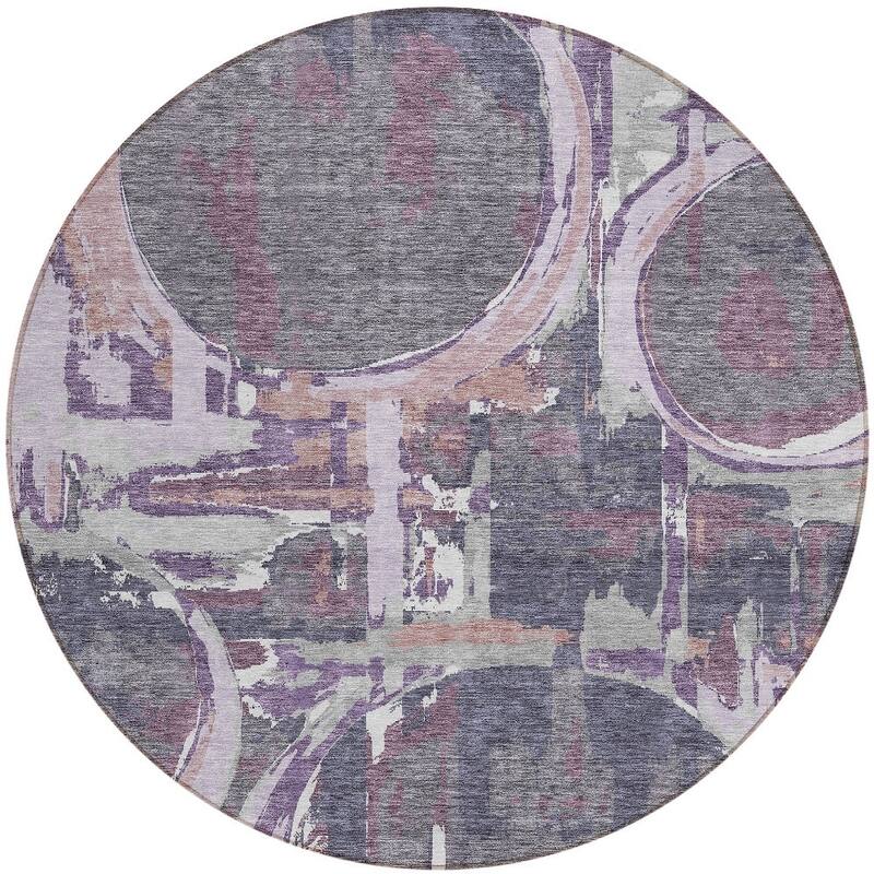 HomeRoots Geometric Transitional Rectangle Outdoor Rug