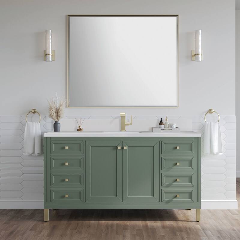 James Martin Vanities 305-V60S-1WZ Chicago 60" Single Basin Wood