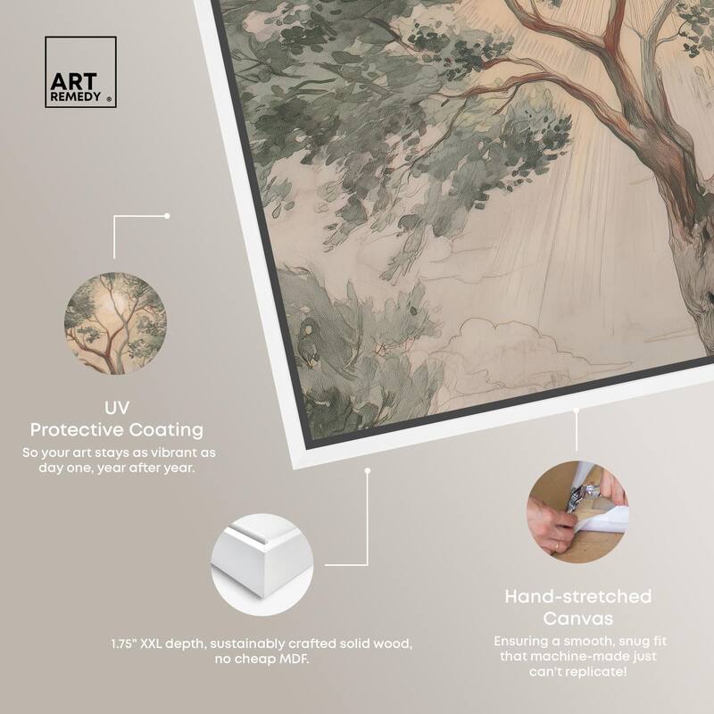 Emanating Branches II Canvas by Art Remedy