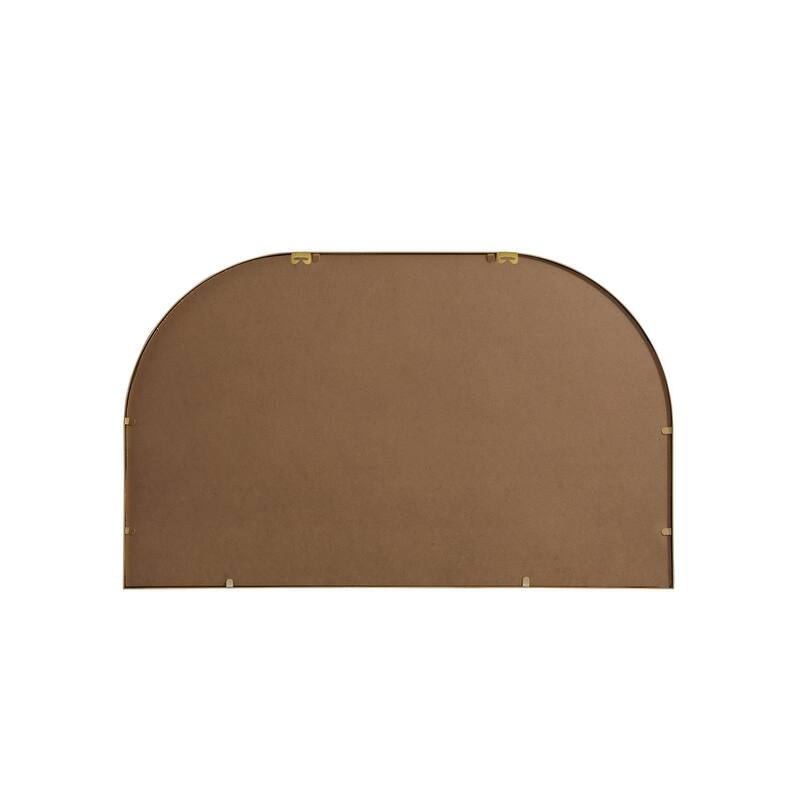 Indigo Home Metal Frame Arch Mirror 39x24 Inch