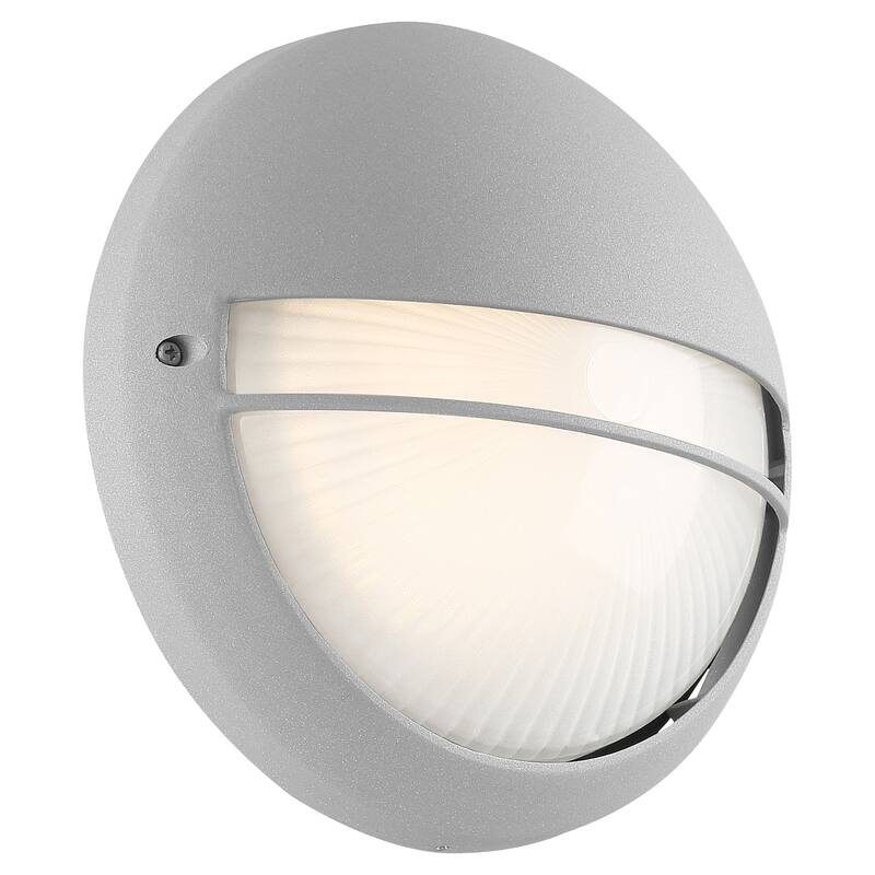 Access Lighting Clifton LED Round Outdoor Marine Grade Bulkhead with Opal Glass