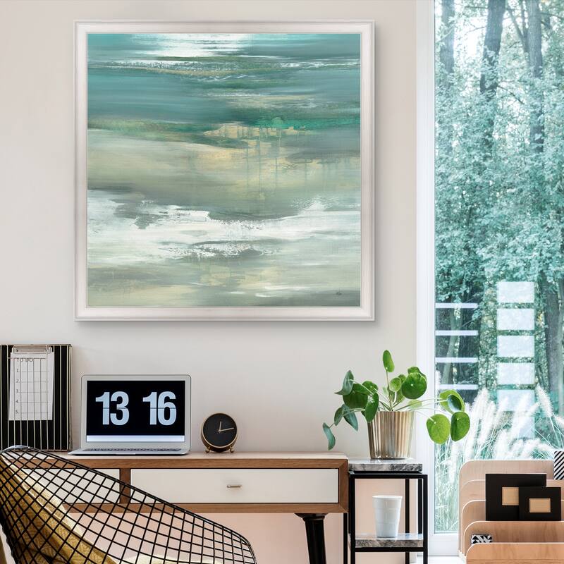 Masterpiece Art Gallery| Tranquility I by Lisa Ridgers - Framed Canvas Print