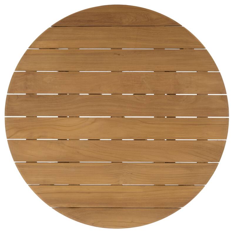 SAFAVIEH Couture Rogers Teak Coffee Table - 39"W x 39"D x 16"H