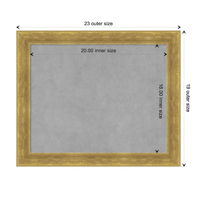Amanti Art Angled Gold Framed Magnetic Board - Board Size 20x16