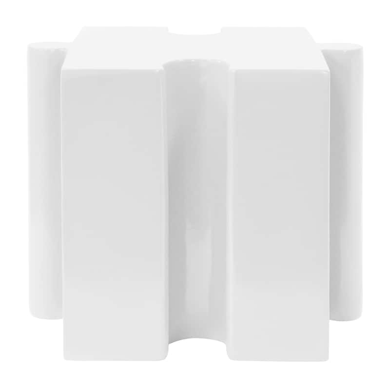 Christopher Knight Home - Mandy Modern Outdoor Side Table with Modular Concave Edge Design