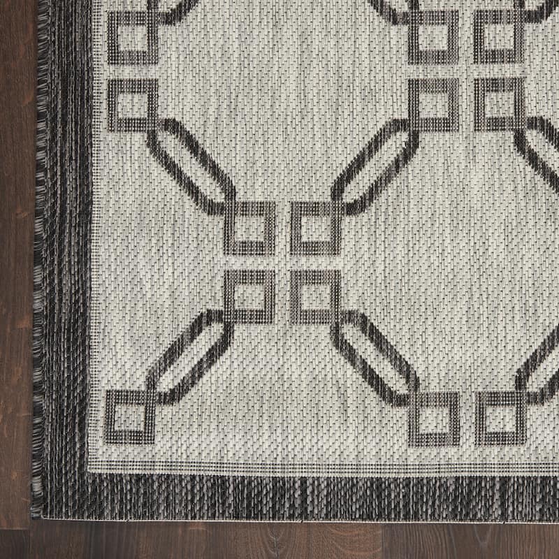 Nourison Garden Party Geometric Casual Indoor/Outdoor Area Rug