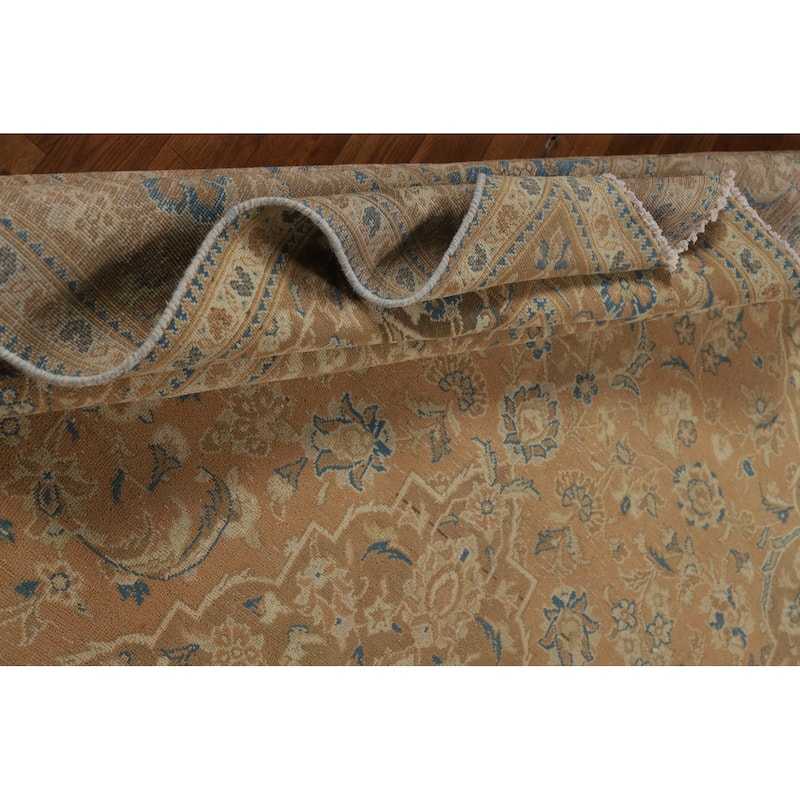 Traditional Najafabad Persian Vintage Rug Hand-Knotted Wool Carpet - 8'0" x 11'3"