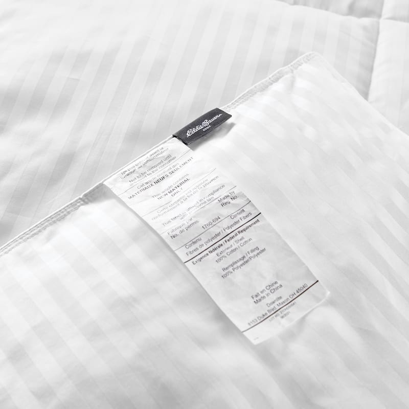 Eddie Bauer Oversized All Seasons Down Alternative Comforter Duvet Insert