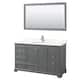 Option Dark Gray, Chrome Trim, Giotto Quartz Top