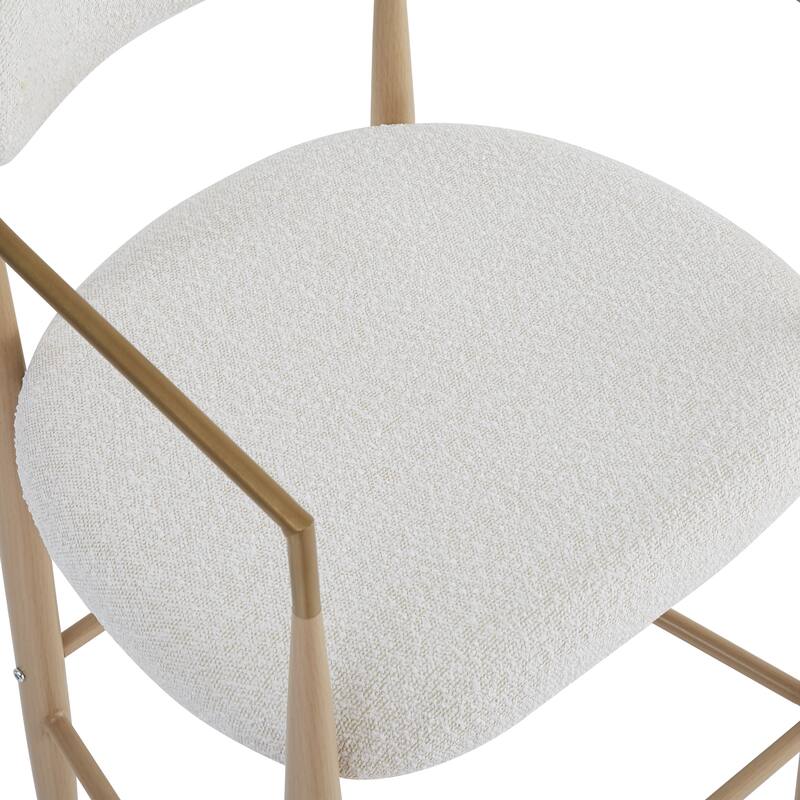 Barstools Set Of 2,Upholstered Bar Stools With Back