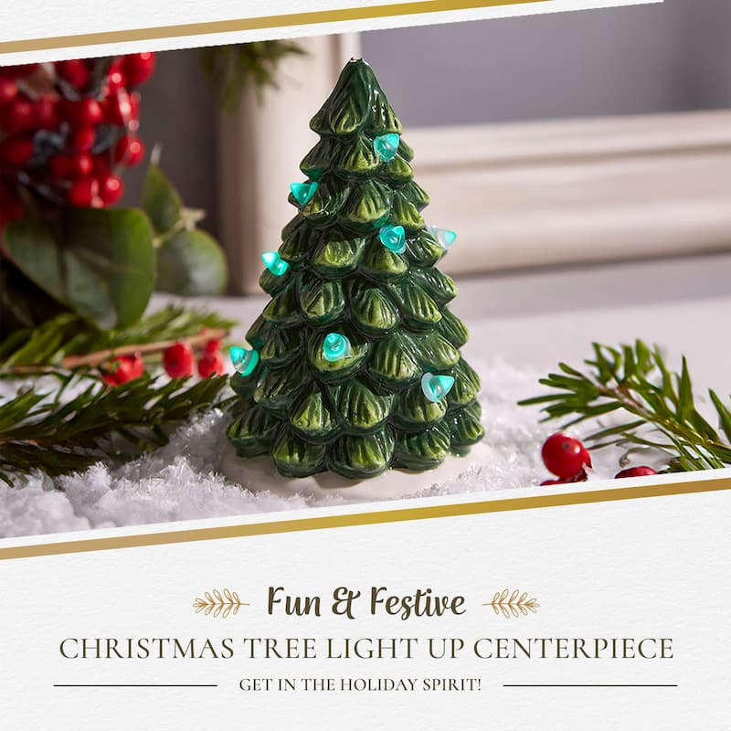 Spode Christmas Tree LED Tree Centrepiece Figurine