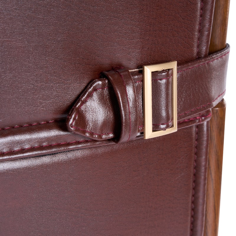 Sibyl Indoor Upholstered Swivel Bar Stool with Metal Frame, Walnut Finish and Beige Upholstery, Set of 2