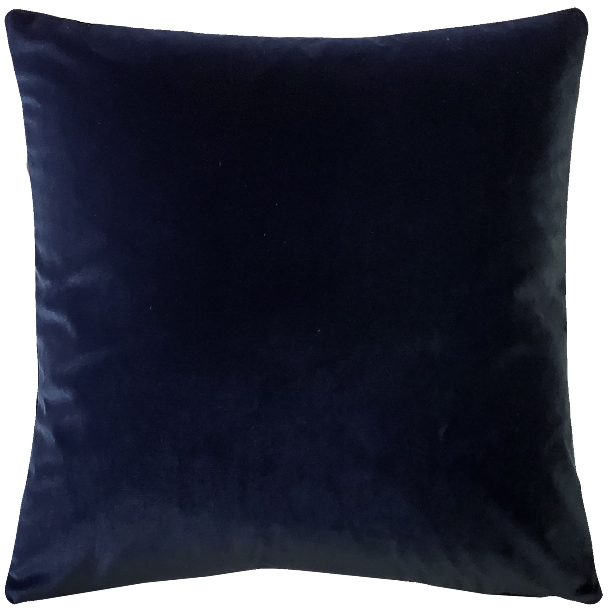 Navy velvet store throw pillow