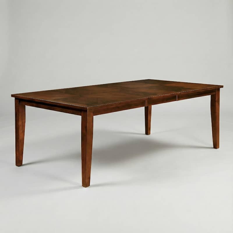 Furniture of America Pons Cherry 78-inch Wood Expandable Dining Table