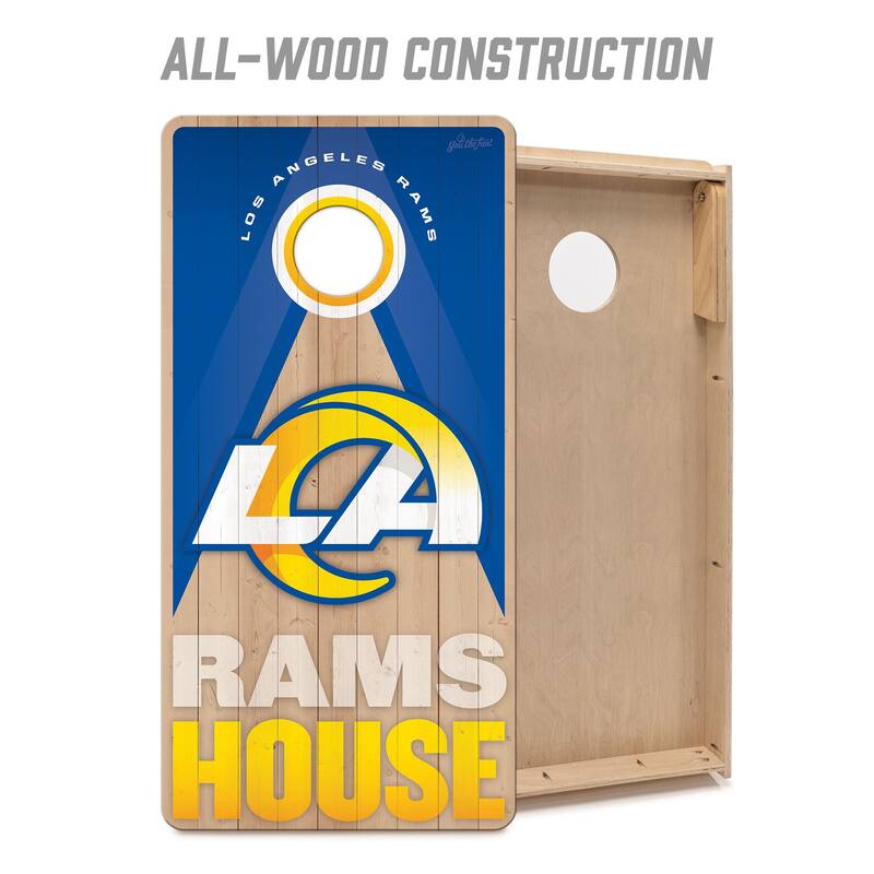 Los Angeles Rams NFL 2x4 Professional Cornhole Board Set