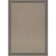 Pergola Flame Indoor/ Outdoor Area Rug - 7'6" Round - Cocoa/Black