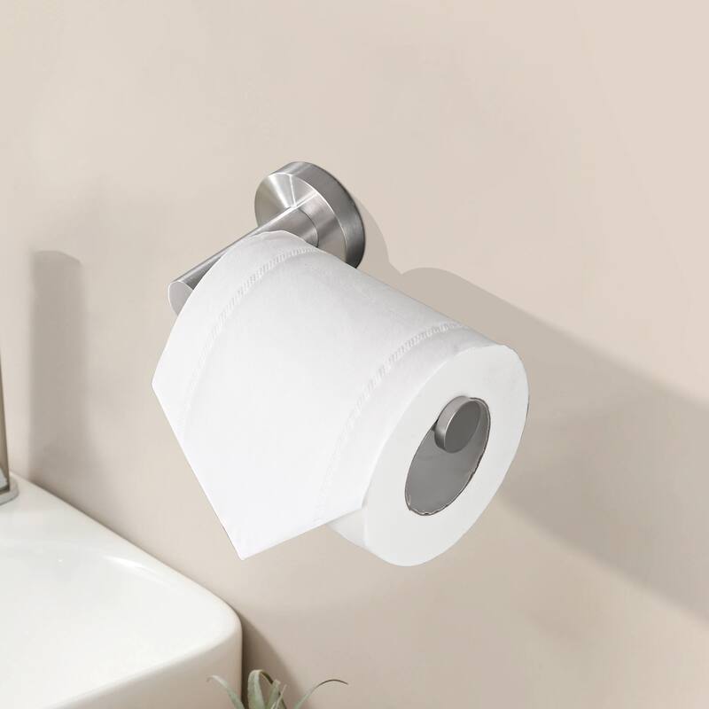Topcraft Wall Mounted Stainless Steel Bathroom 4-Piece Hardware Accessory Set