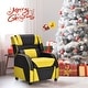 preview thumbnail 38 of 51, Gymax Gaming Recliner Sofa PU Leather Armchair for Kids Youth w/