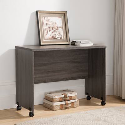 Return Distressed Grey，desk, removable, portable office desk，Simple, high quality and durable