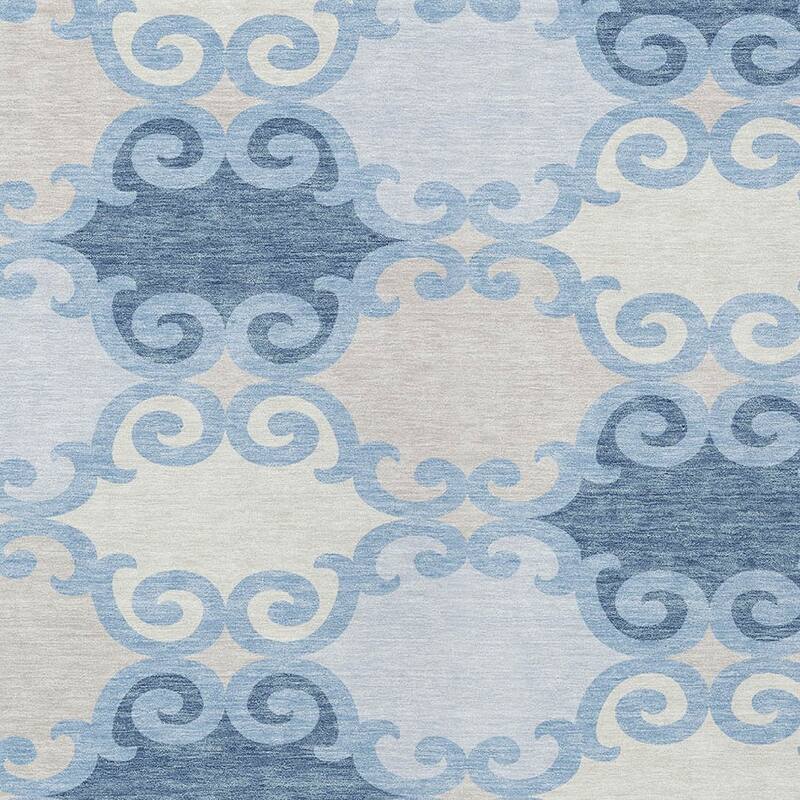 HomeRoots Trellis Transitional Rectangle Outdoor Rug
