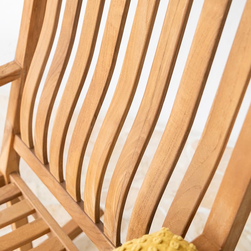 Cambridge Casual Clovis 3-piece Teak Outdoor Rocking Chair Set