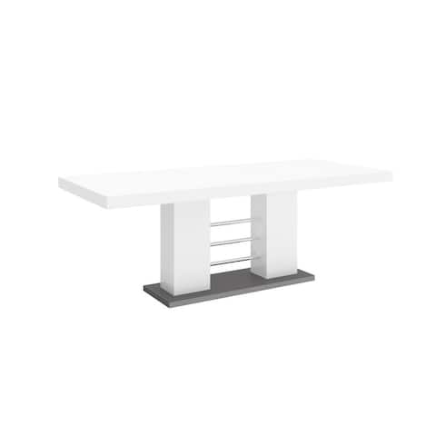 LINOSA High Gloss Dining Table with Extension